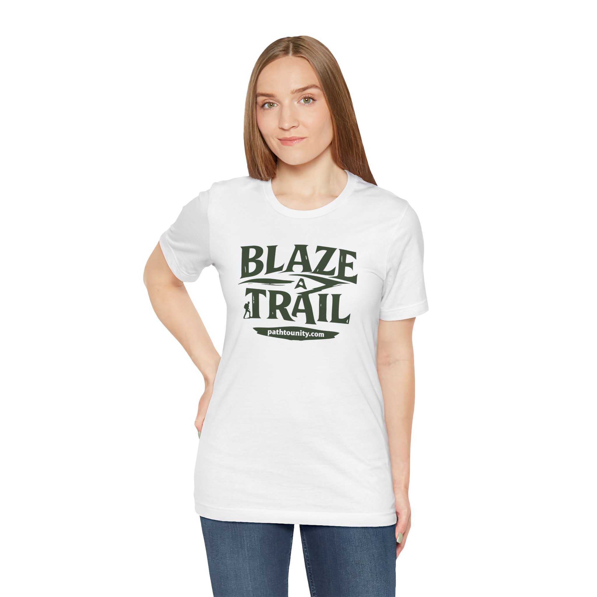 Path to Unity “Blaze a Trail” Trail Badge Tee - Image 4