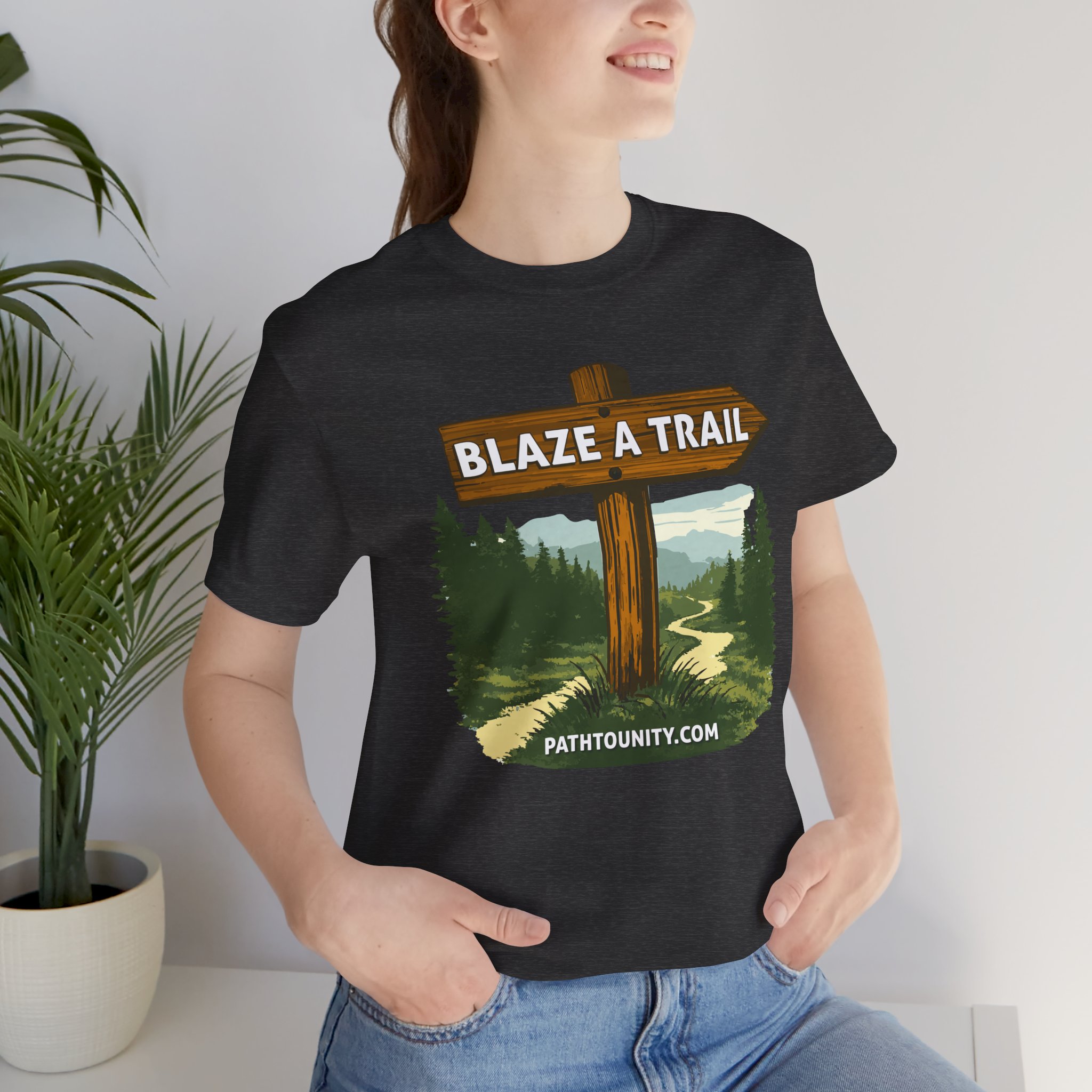 Path to Unity “Blaze a Trail” Trail Sign Tee - Image 22