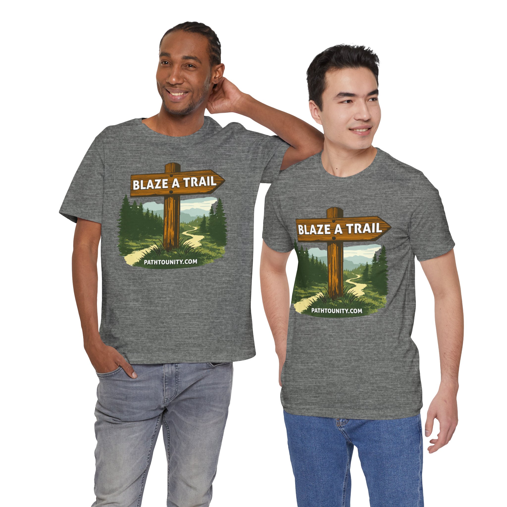 Path to Unity “Blaze a Trail” Trail Sign Tee - Image 10