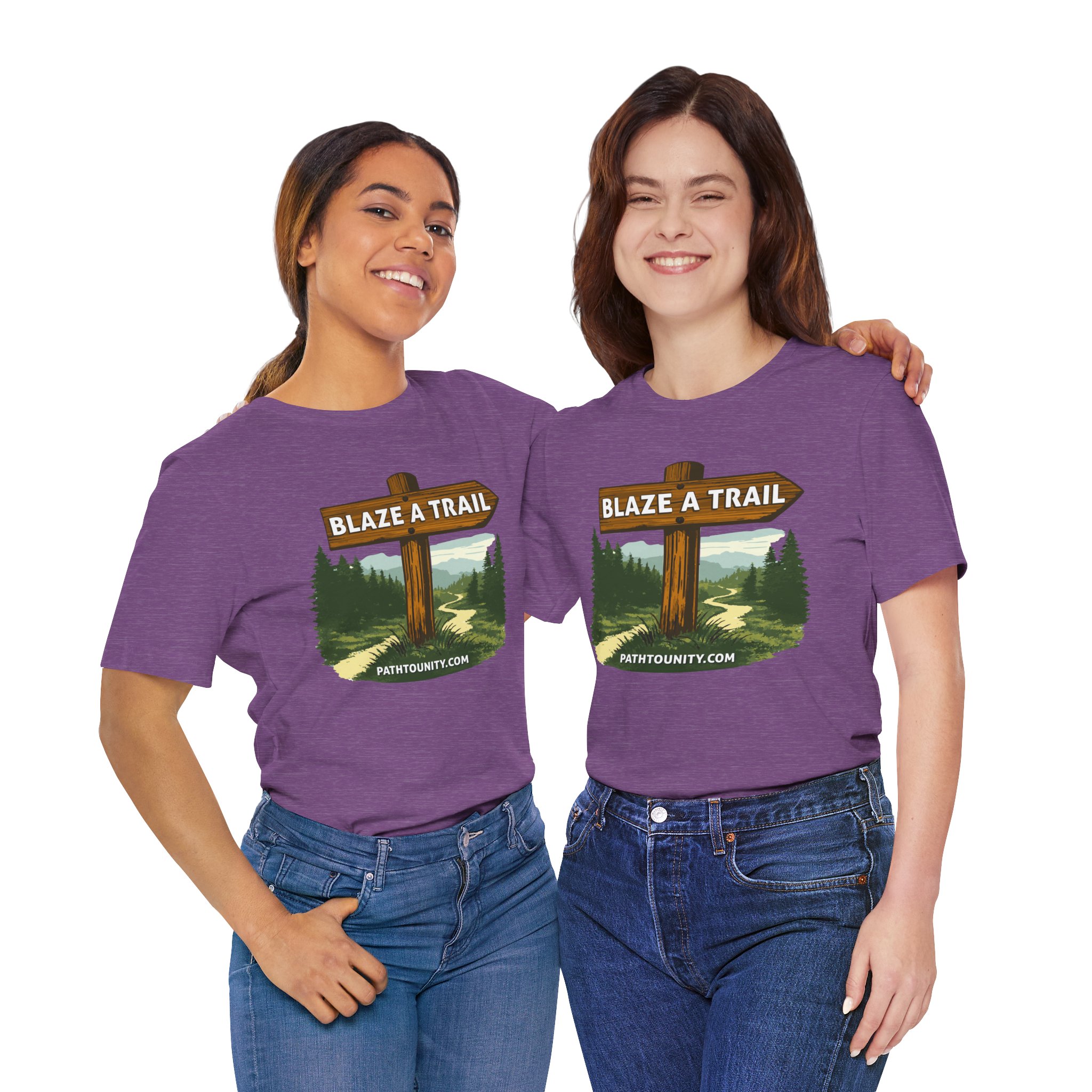 Path to Unity “Blaze a Trail” Trail Sign Tee - Image 28