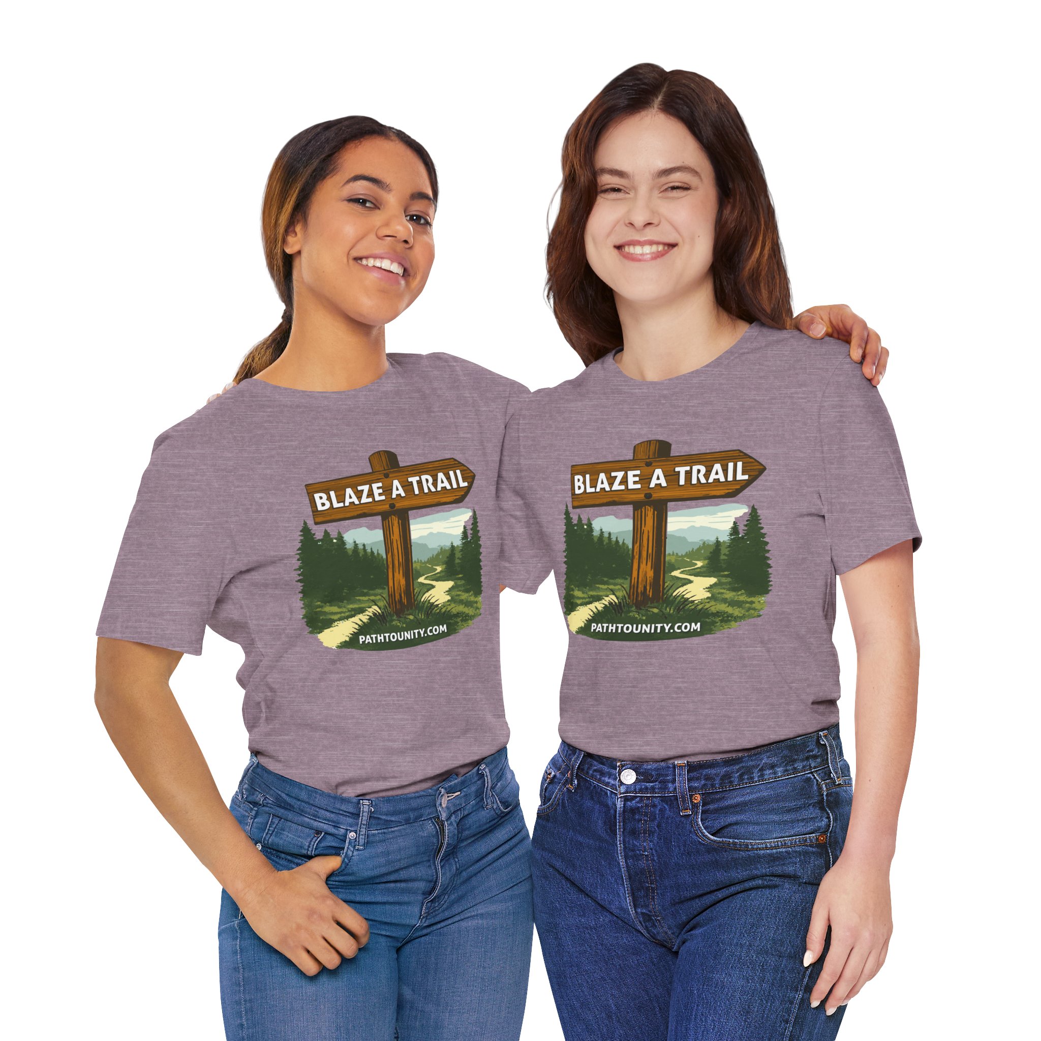 Path to Unity “Blaze a Trail” Trail Sign Tee - Image 34