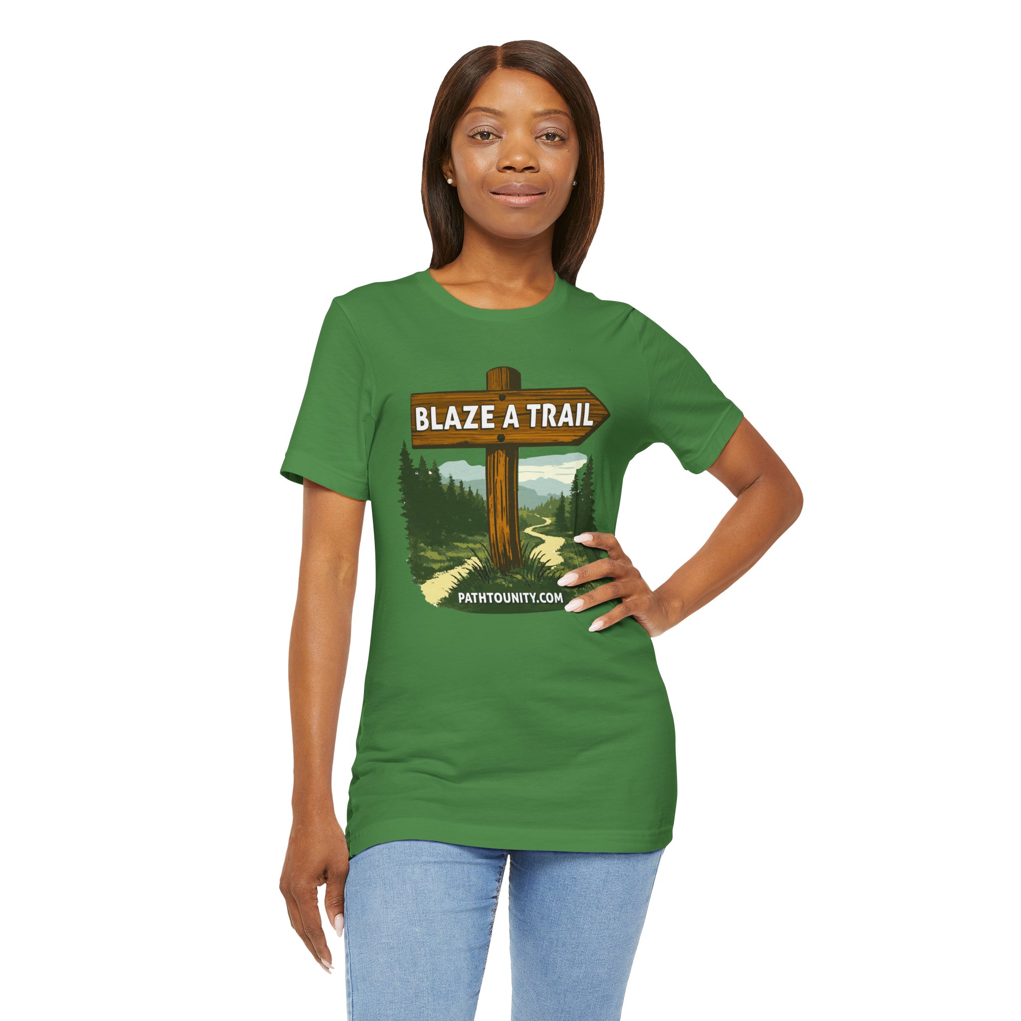 Path to Unity “Blaze a Trail” Trail Sign Tee - Image 31
