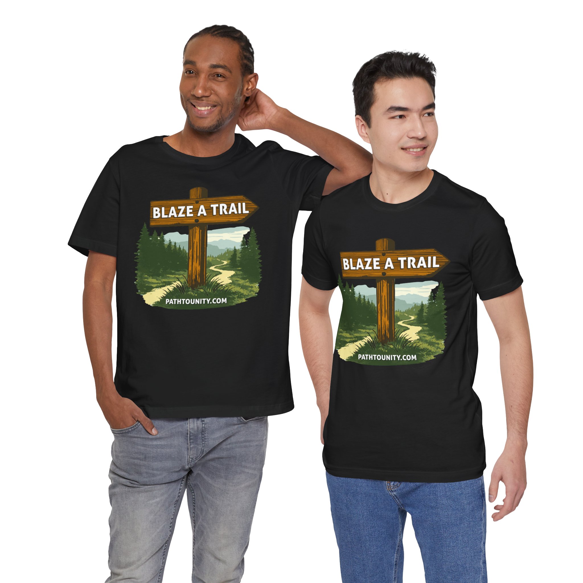 Path to Unity “Blaze a Trail” Trail Sign Tee - Image 13