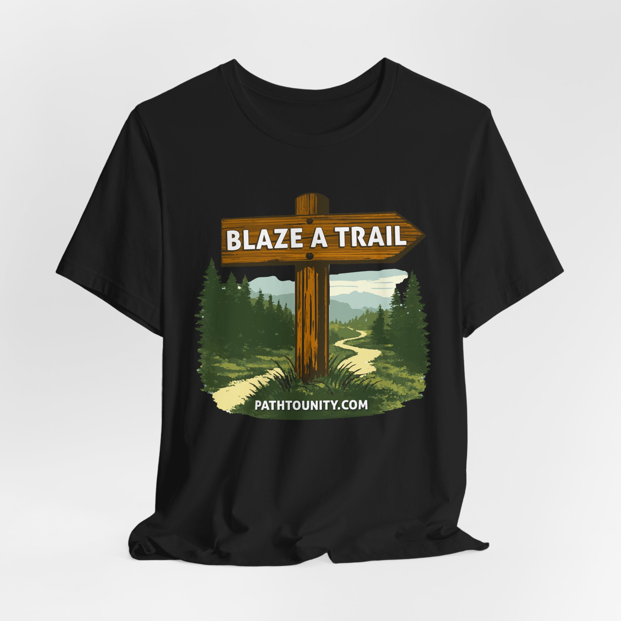 Path to Unity “Blaze a Trail” Trail Sign Tee - Image 14