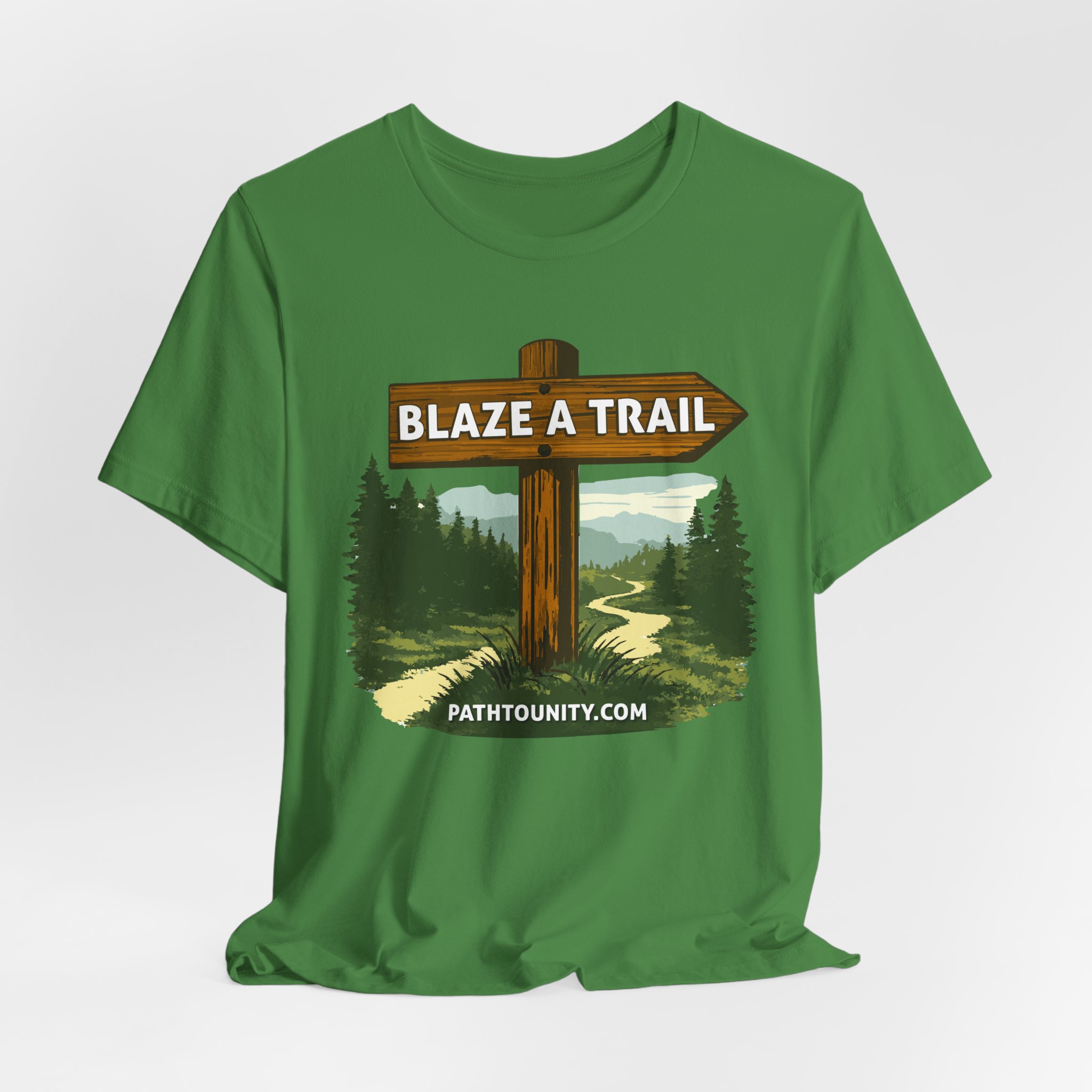 Path to Unity “Blaze a Trail” Trail Sign Tee - Image 32