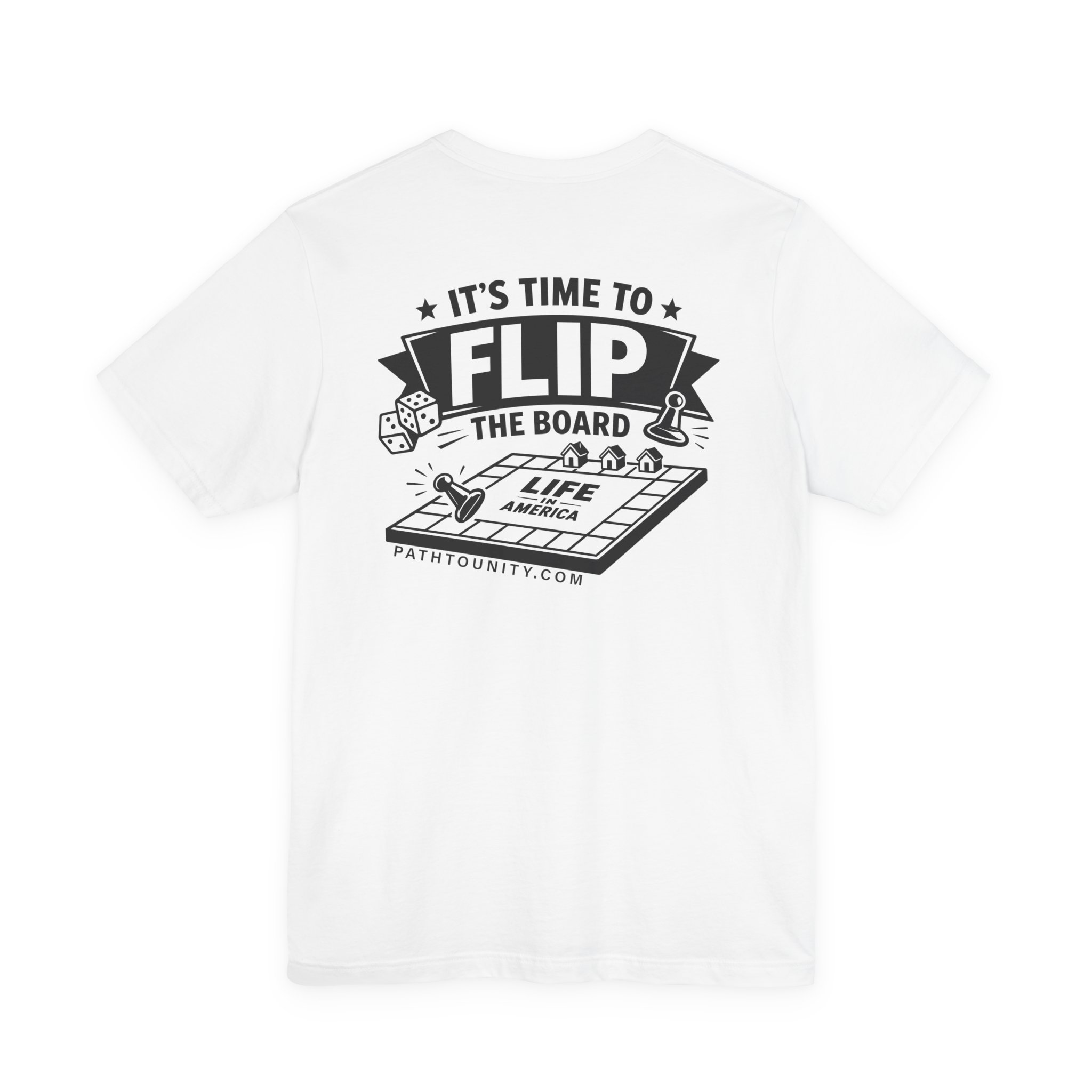 Path to Unity 'It’s Time to Flip the Board' Graphic T-Shirt - Image 10