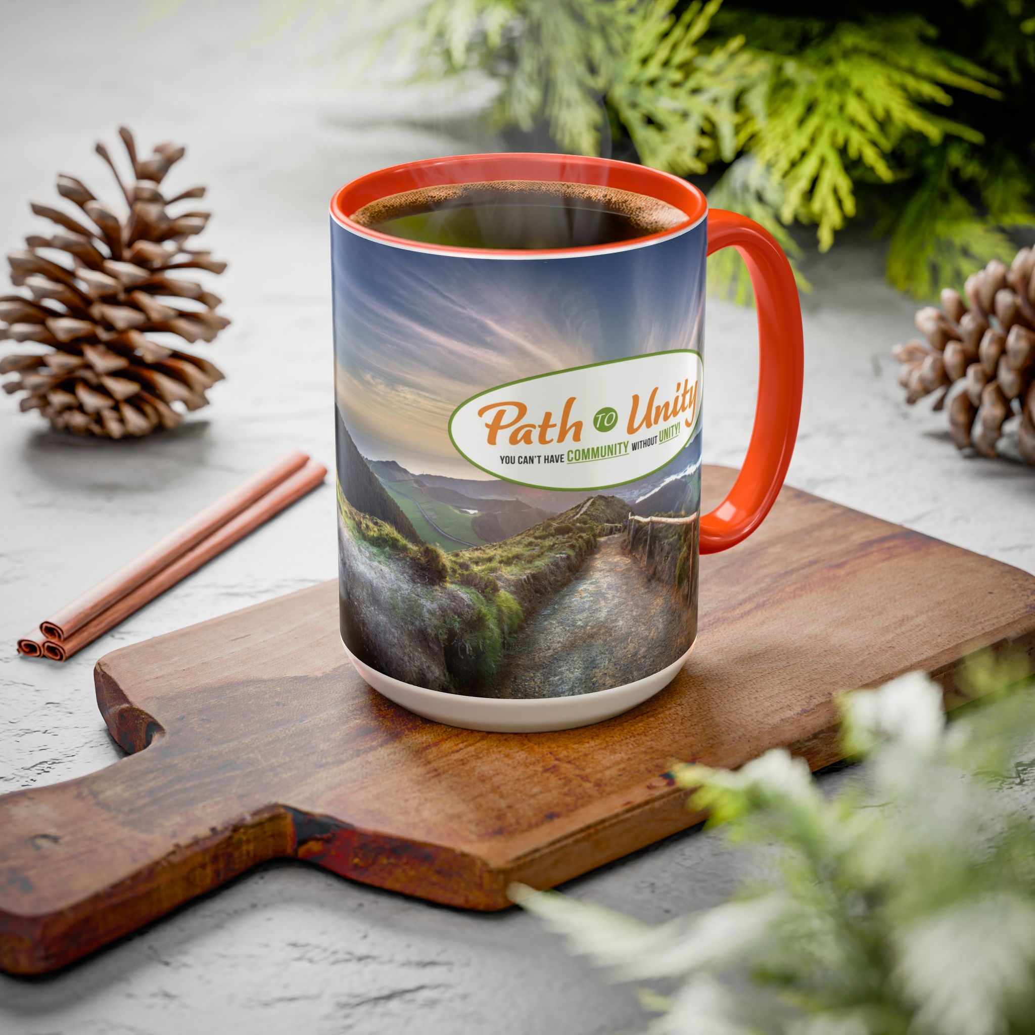 Path to Unity Trail View Coffee Mug - Image 6