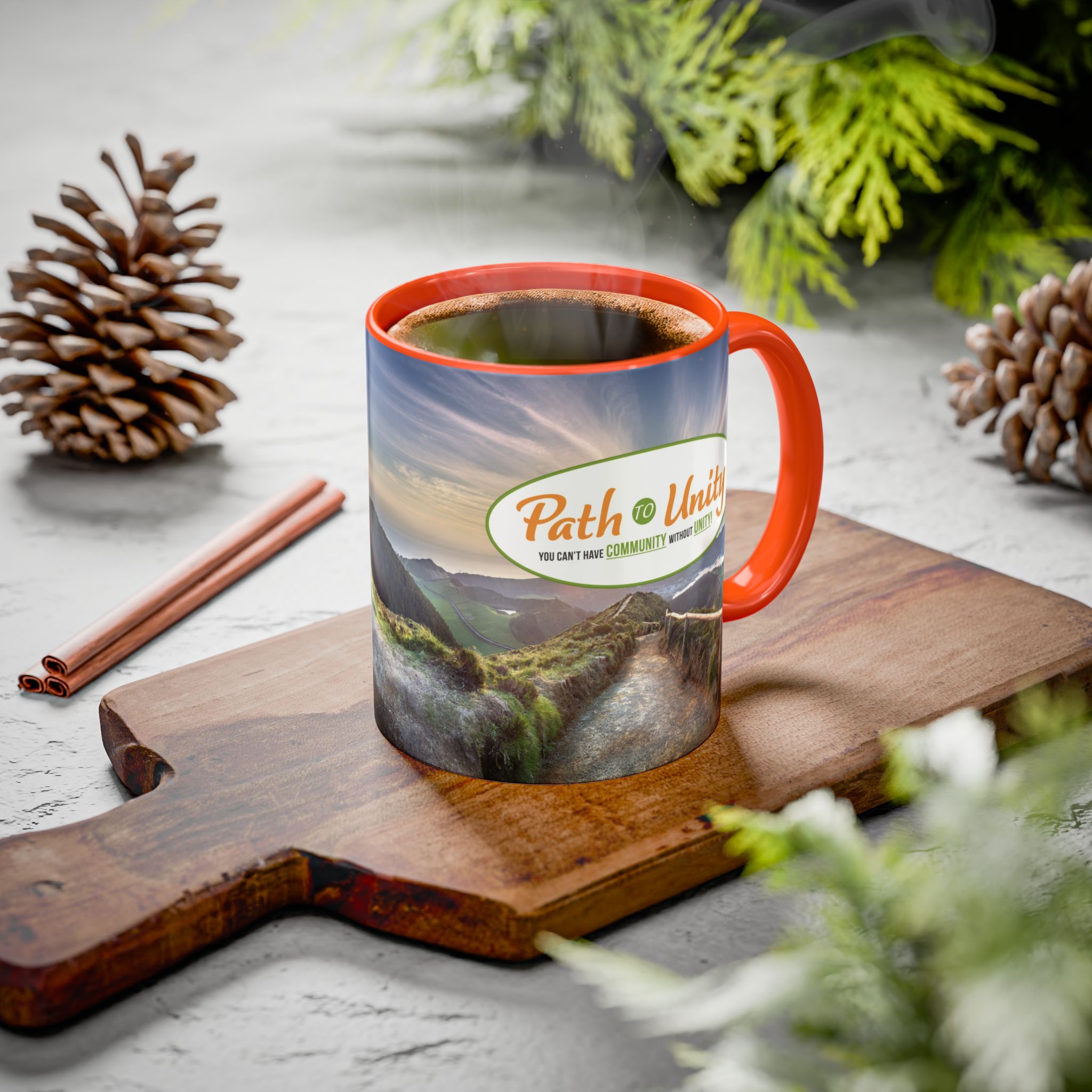 Path to Unity Trail View Coffee Mug