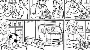 coloring books-4 The Town That Chose Together